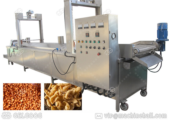 China Gebratene Erdnuss-Schweinefleisch-Haut-automatische Bratpfannen-Maschine, 0-300℃ Henan GELGOOG Maschinerie fournisseur