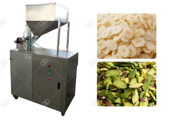 China Industrielle Pistazie-Schneider-Maschine, Haselnuss-trockene Frucht-Scheiben-Schneidemaschine fournisseur