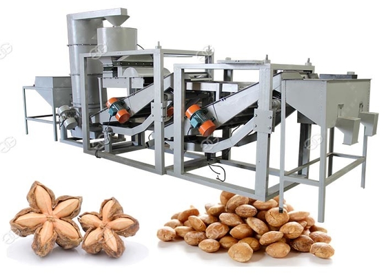 China Vollautomatischer Sacha Inchi Nut Shelling Machine, der 200 - Kapazität 300kg/H enthülst fournisseur
