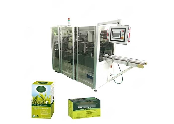 China Elektrischer automatischer Tee-Kasten-Zellophan-Verpackungs-Maschinen-Edelstahl fournisseur