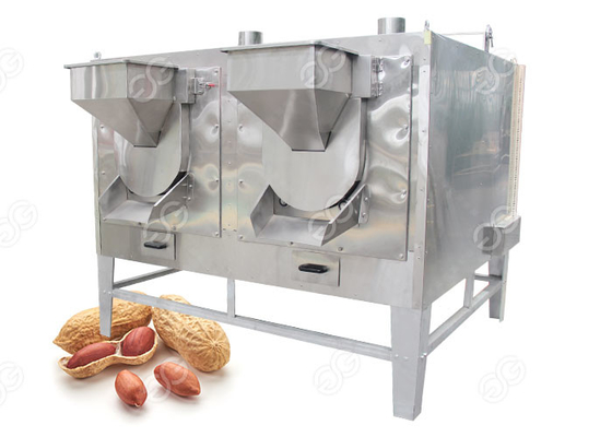 China Erdnuss-Nuts Bratmaschinen-Erdnuss-Röster-Gas-Heizung Henans GELGOOG fournisseur