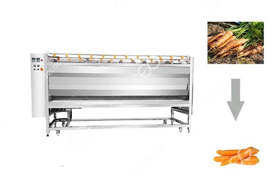 China Karotten-Reinigung und Schale zeichnen Gemüsewaschmaschine Handels-CER/ISO fournisseur
