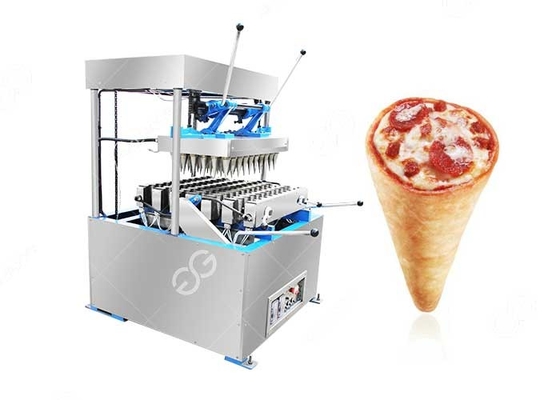 China Elektrischer Pizza-Kegel, der Maschine, Stärke 1200PCS/H der Kegel-Pizza-Ausrüstungs-5mm herstellt fournisseur