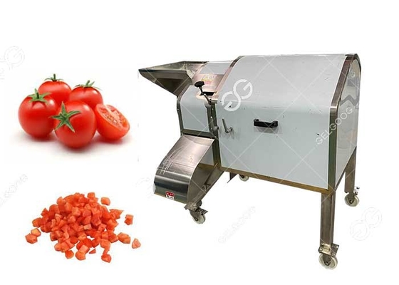China Automatischer Gemüsetomate Dicer-Maschinen-Würfel-Ausschnitt für Zwiebel-Tomaten-Mango fournisseur
