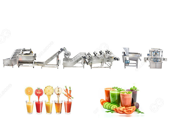 China Automatische komplette Frucht Verarbeitungs-Ausrüstungs-Frucht-Juice Manufacturing Equipment For Commerical-CER Standard zermahlen fournisseur