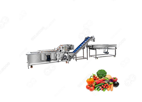 China CER bestätigte Edelstahl-Handelsgemüsewaschenschneidemaschine-Gemüseverarbeitungseinheit fournisseur