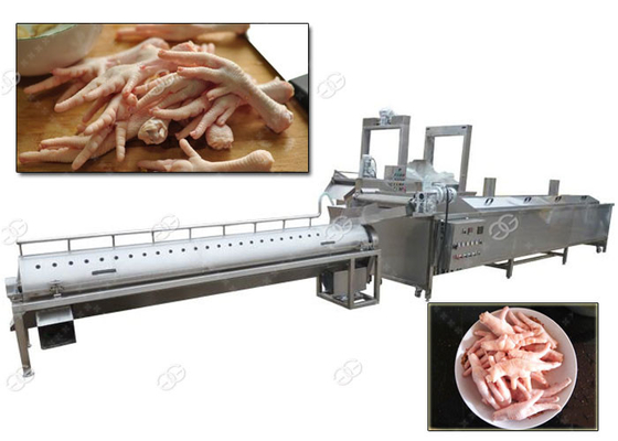 China 304 SS ducken Fleisch-Werkzeugmaschine-/Hühnerfuß-Schälmaschine-Dampf-Stromheizung fournisseur