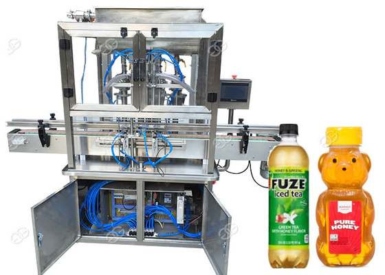 China Automatische Honig-Flaschen-Füllmaschine/Material der Honig-abfüllendes Ausrüstungs-SUS304 fournisseur