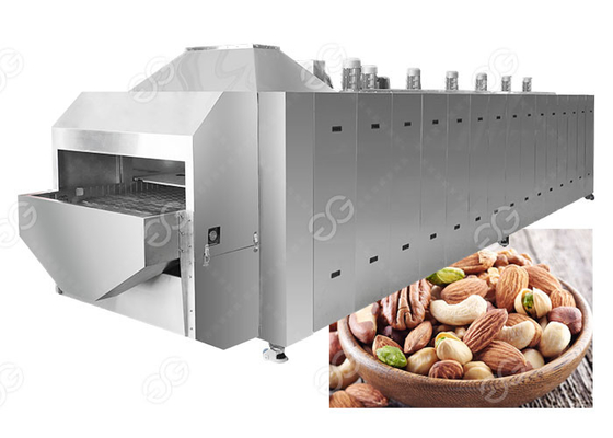 China Elektrische Erdnuss-Röster-Maschine, Nuss-Bratabkühlende Ausrüstungs-Pistazien-Macadamia fournisseur