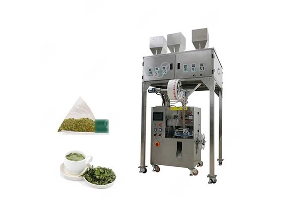 China Edelstahl-Ultraschalldichtungs-duftende Tee-Pyramiden-Teebeutel Verpackmaschine fournisseur