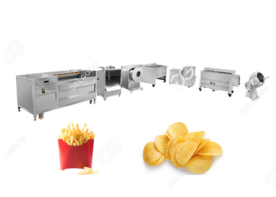 China Kleiner Maßstab bricht die Herstellung der Maschine ab, die vollautomatische Kartoffelchip-Produktionsanlage fournisseur