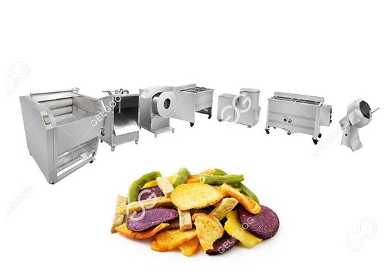 China Edelstahl 304 Kartoffelchips, welche die Maschinen-Obst- und GemüseChips halbautomatisch machen fournisseur