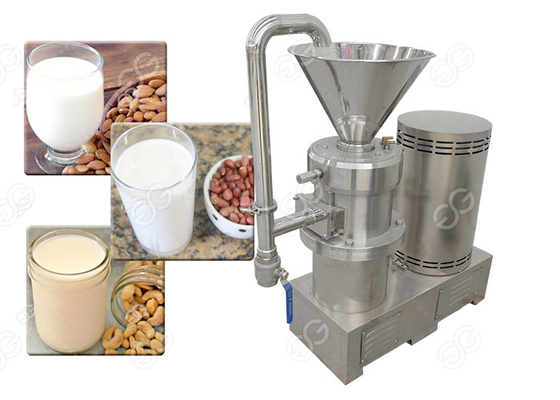 China Elektrische treibende industrielle Nuss-Butterschleifer-Acajoubaum-Mandel-Milch-Hersteller-Maschine fournisseur