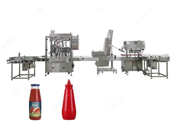 China Tomatensauce-Füllungs-Linie Tomatenkonzentrat-Füllmaschine des kleinen Maßstabs fournisseur