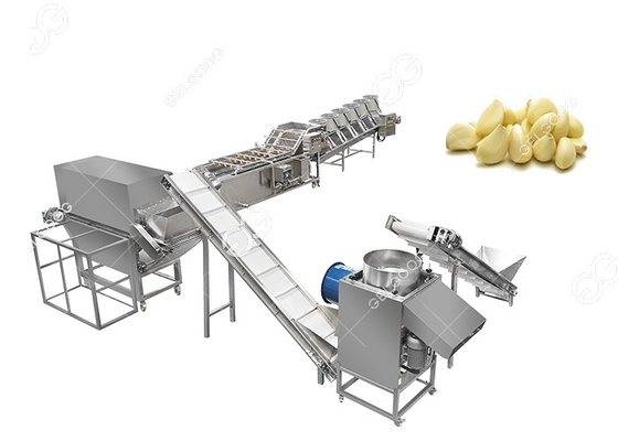 CER bestätigte den Handelsknoblauch, der Verpackenfertigungsstraße-Knoblauch-Peeler-Maschinen-Projekt abziehend sich trennt fournisseur